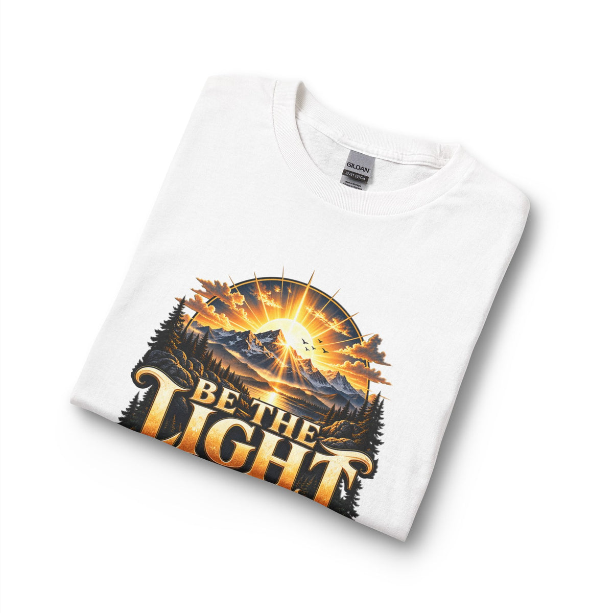Be the Light – Matthew 5:14-16 Christian Mountain Design Long Sleeve Shirt