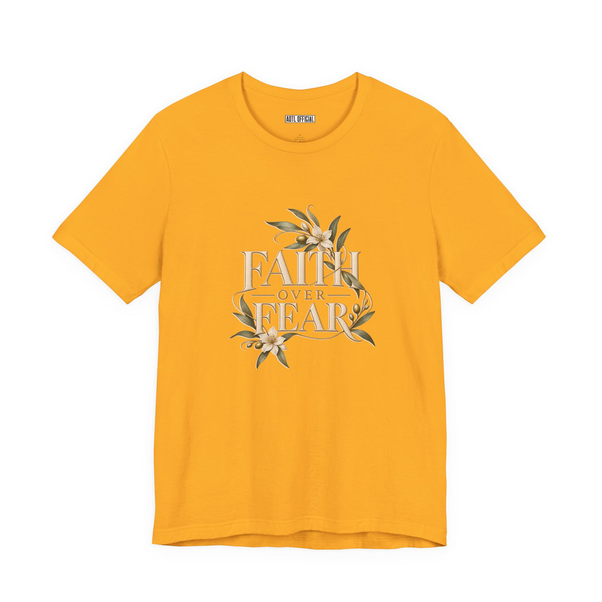 Faith Over Fear Christian T-shirt