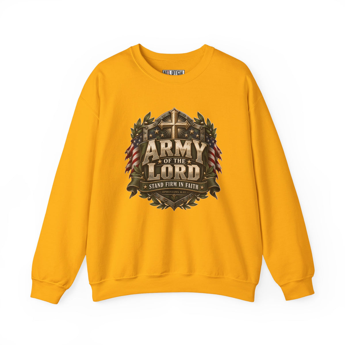 Army of the Lord — Stand Firm in Faith Christian Sweatshirt