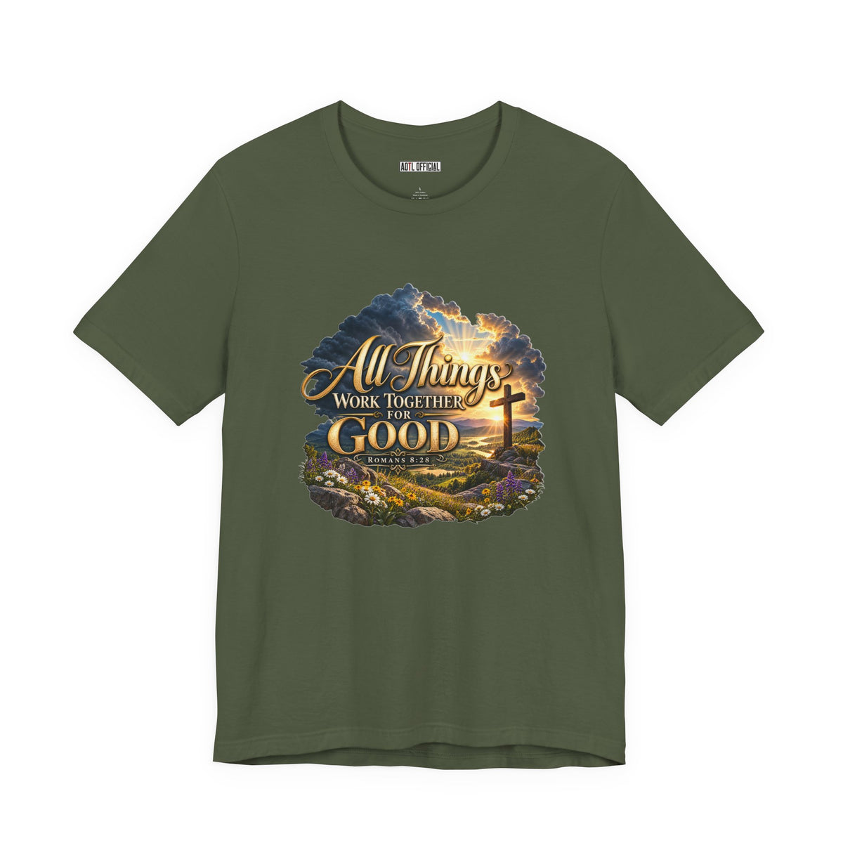 All Things Work Together for Good – Romans 8:28 Christian T-shirt