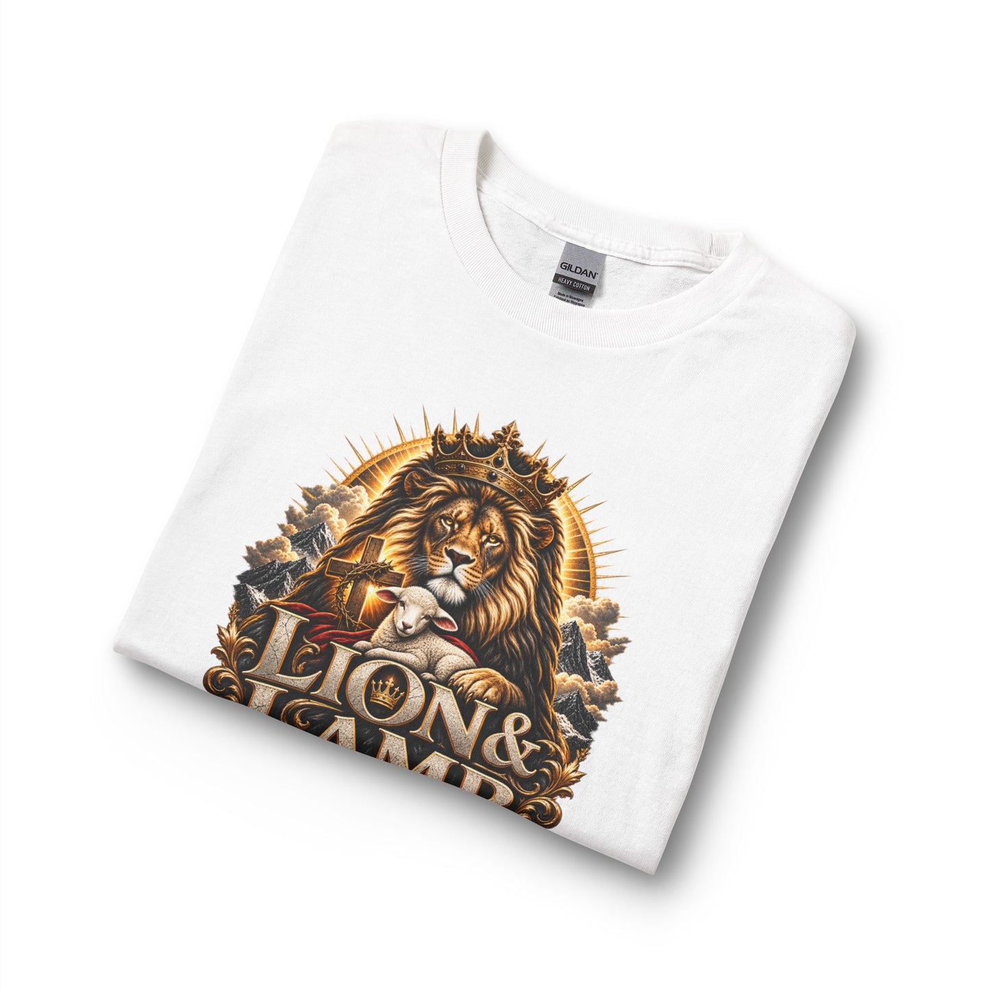 Lion & Lamb – Mercy and Majesty Christian Long Sleeve Shirt
