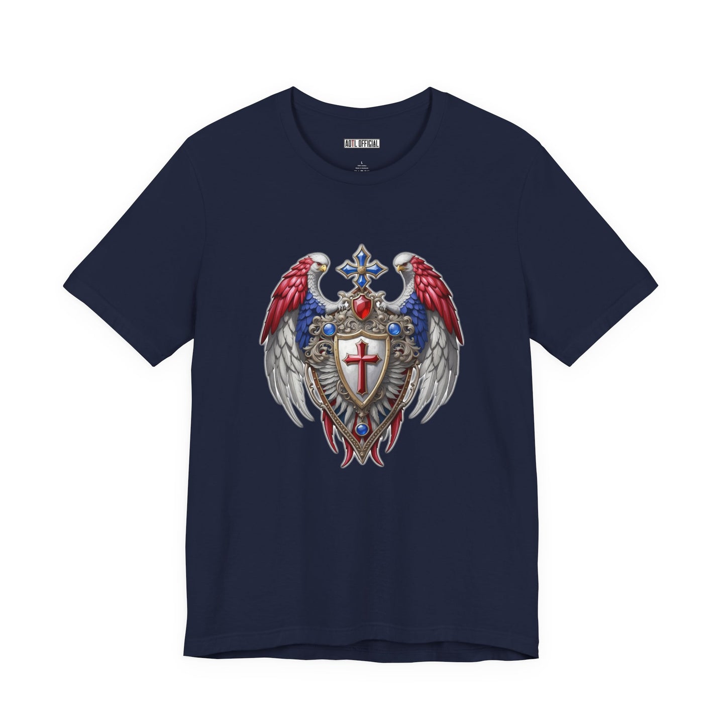 Winged Guardians of Faith Unisex Short Sleeve Tee