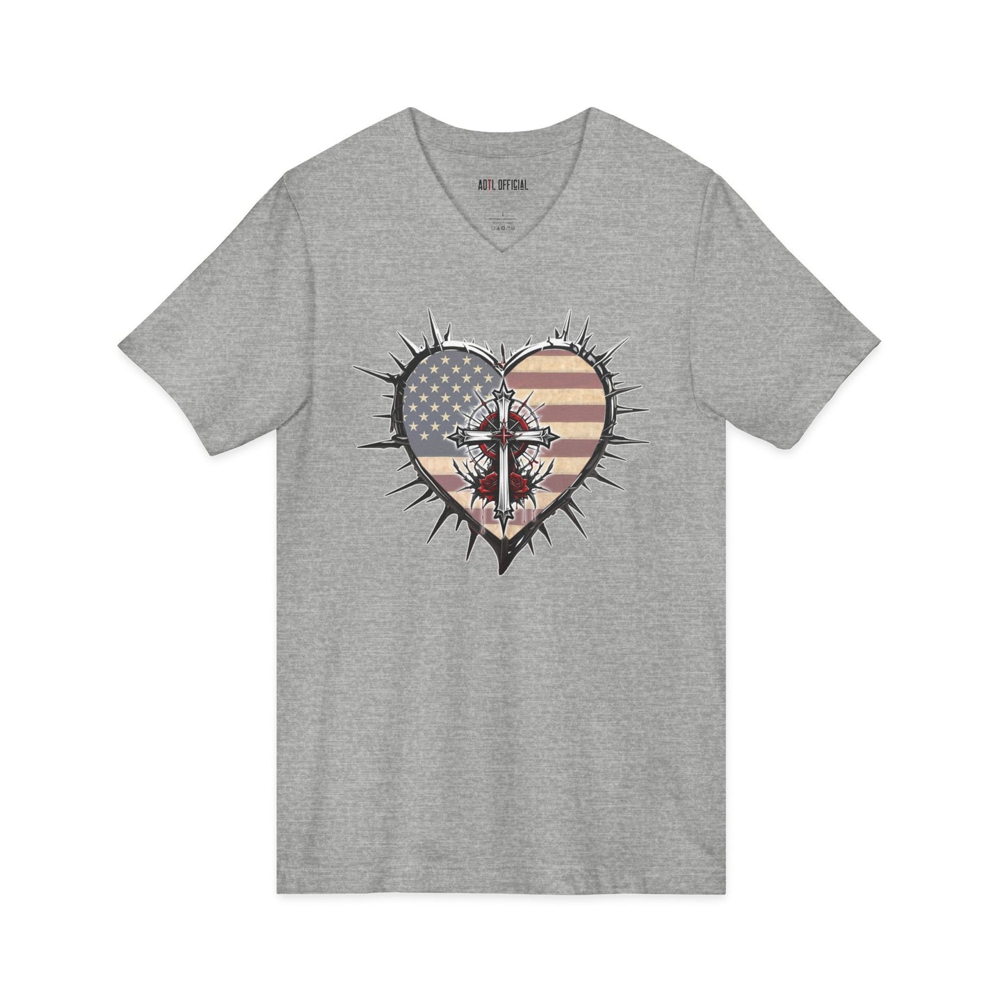 Sacrificial Freedom  V-Neck Tee