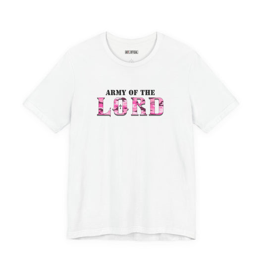 Pink Army Of The Lord Unisex Short Sleeve Tee