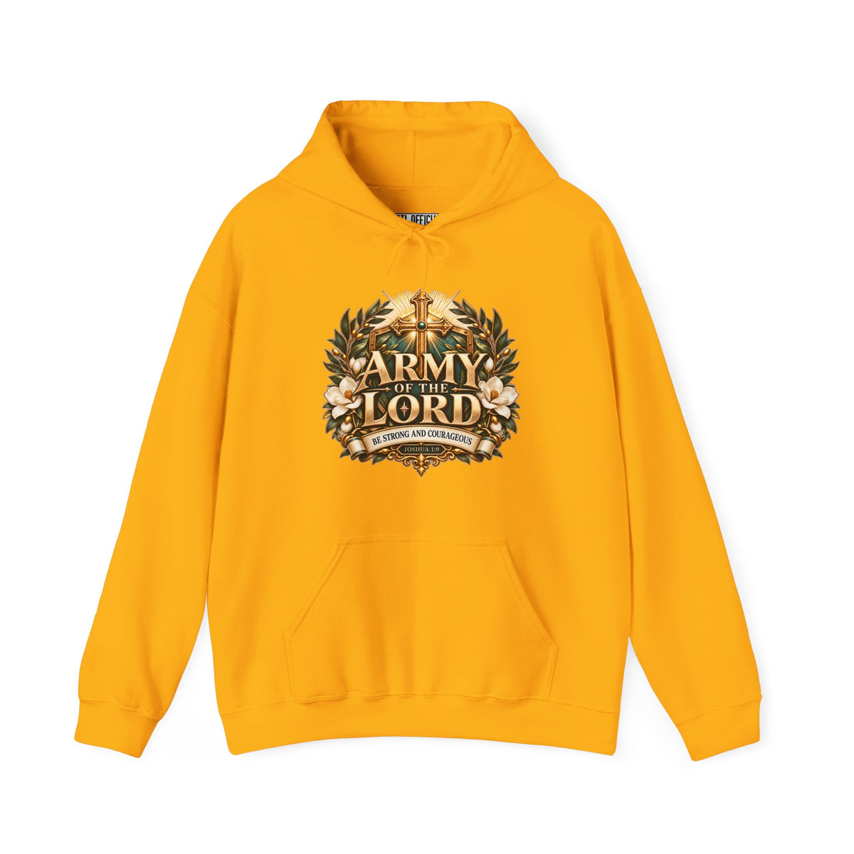 Army of the Lord — Strong and Courageous Christian Hoodie