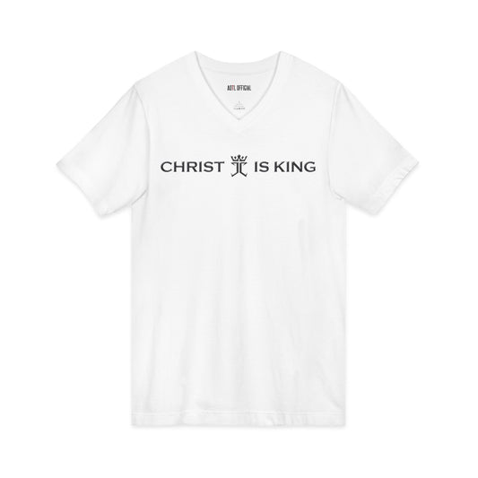 Christ is King Christian  V-Neck Tee