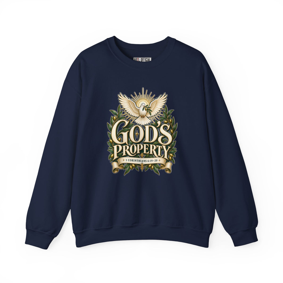 God’s Property — Bought with a Price Christian Sweatshirt