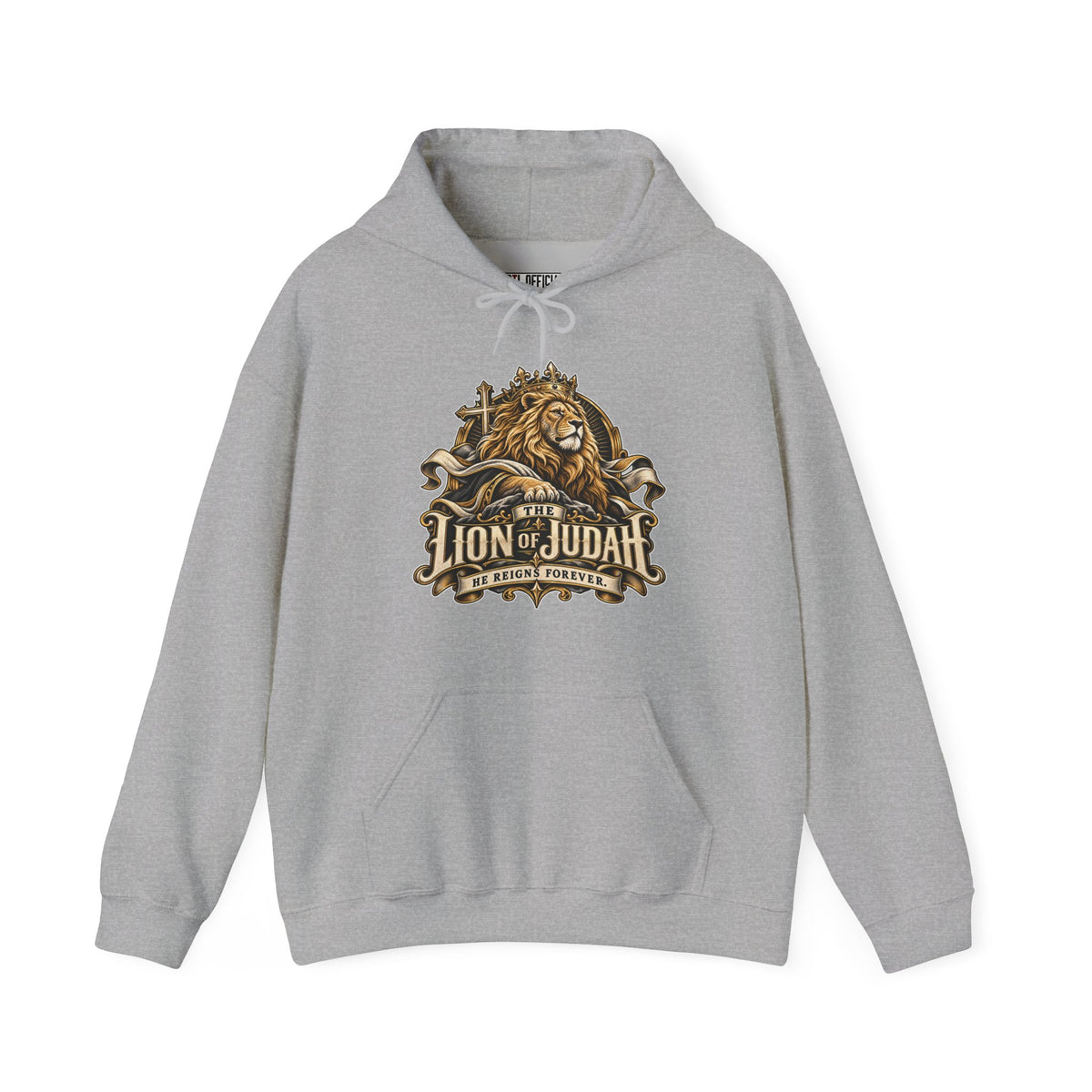 Lion of Judah —He Reigns Forever Christian Hoodie