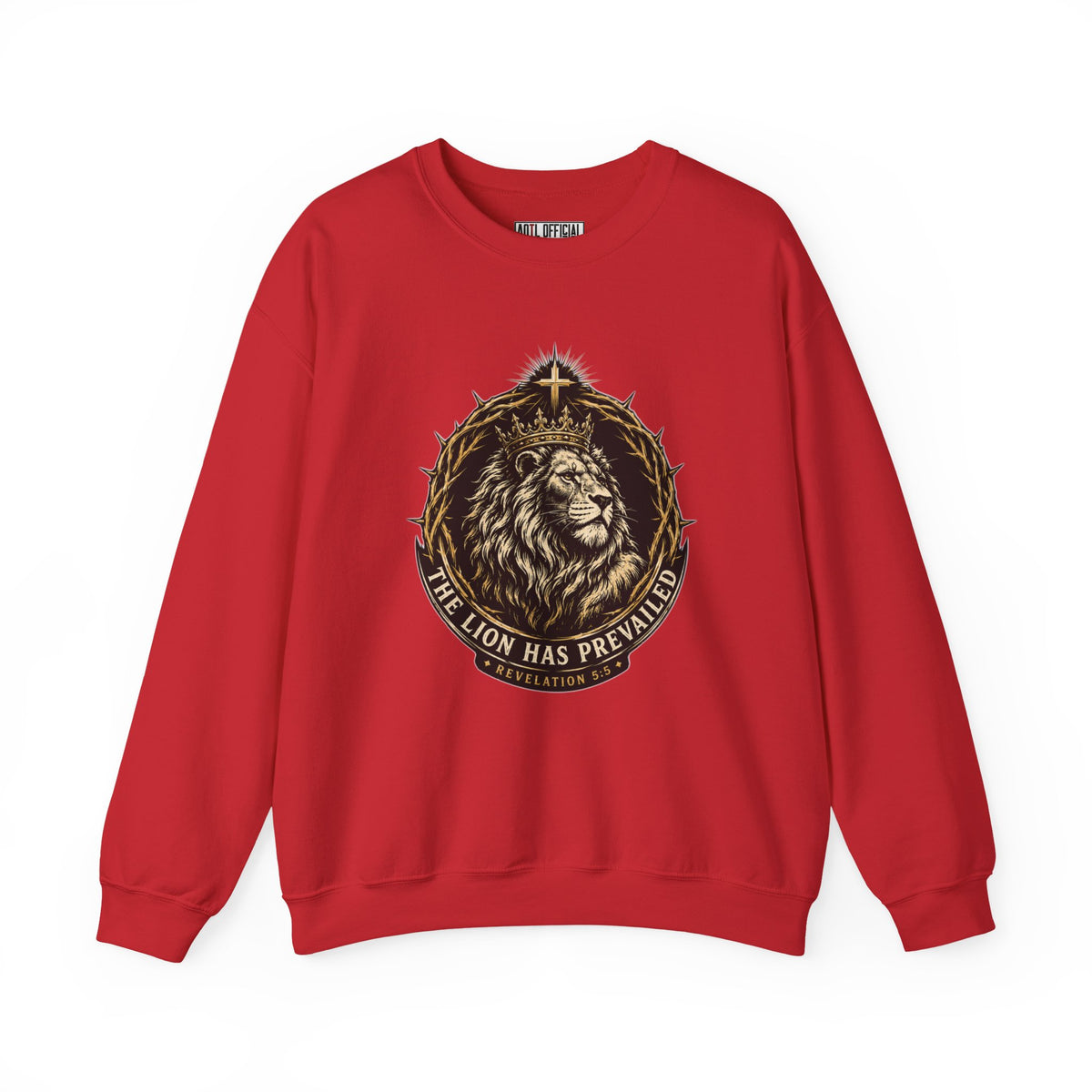 Lion of Judah — The Lion Has Prevailed Christian Sweatshirt