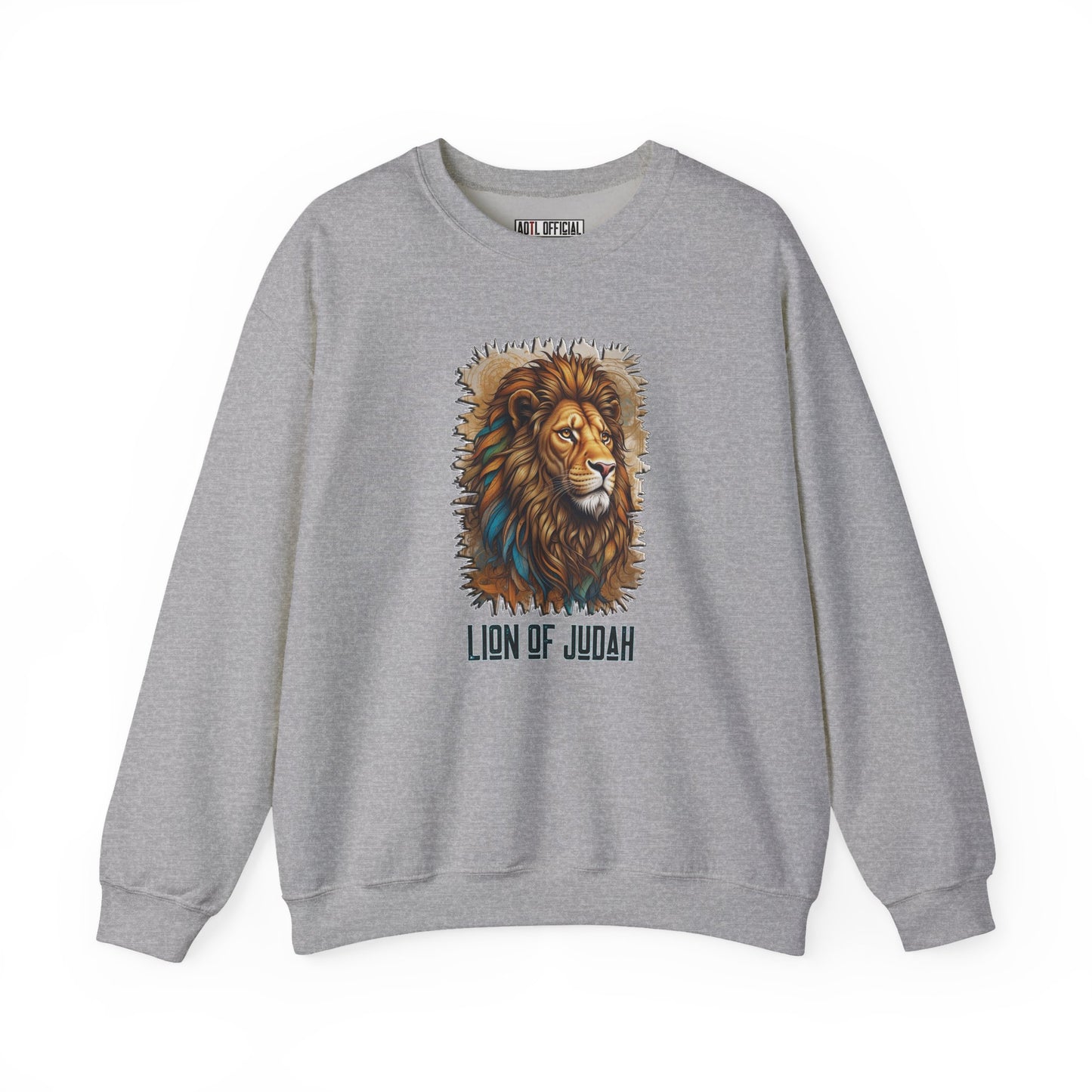 Divine King  Lion of Judah  Unisex Heavy Blend™ Crewneck Sweatshirt
