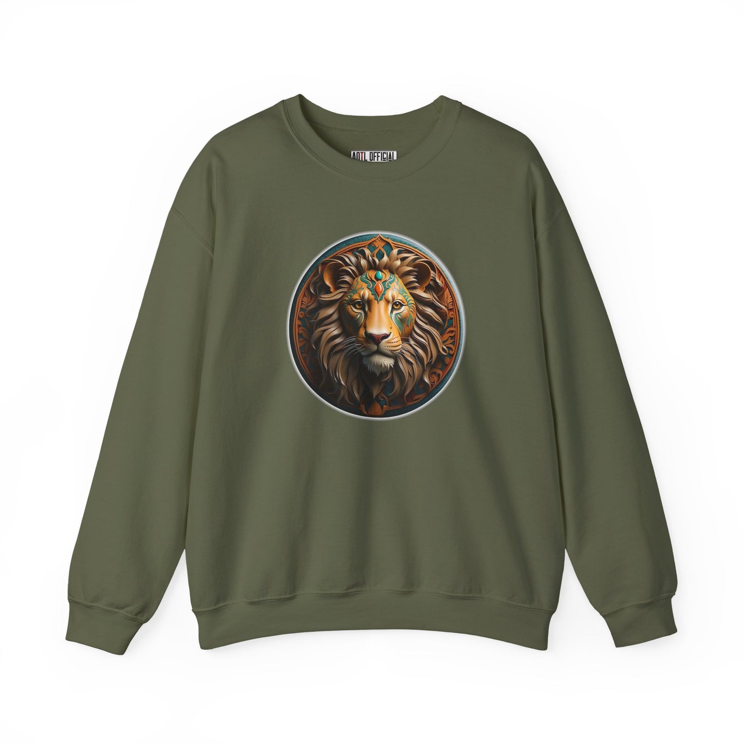 Majestic Redeemer Lion of Judah  Unisex Heavy Blend™ Crewneck Sweatshirt