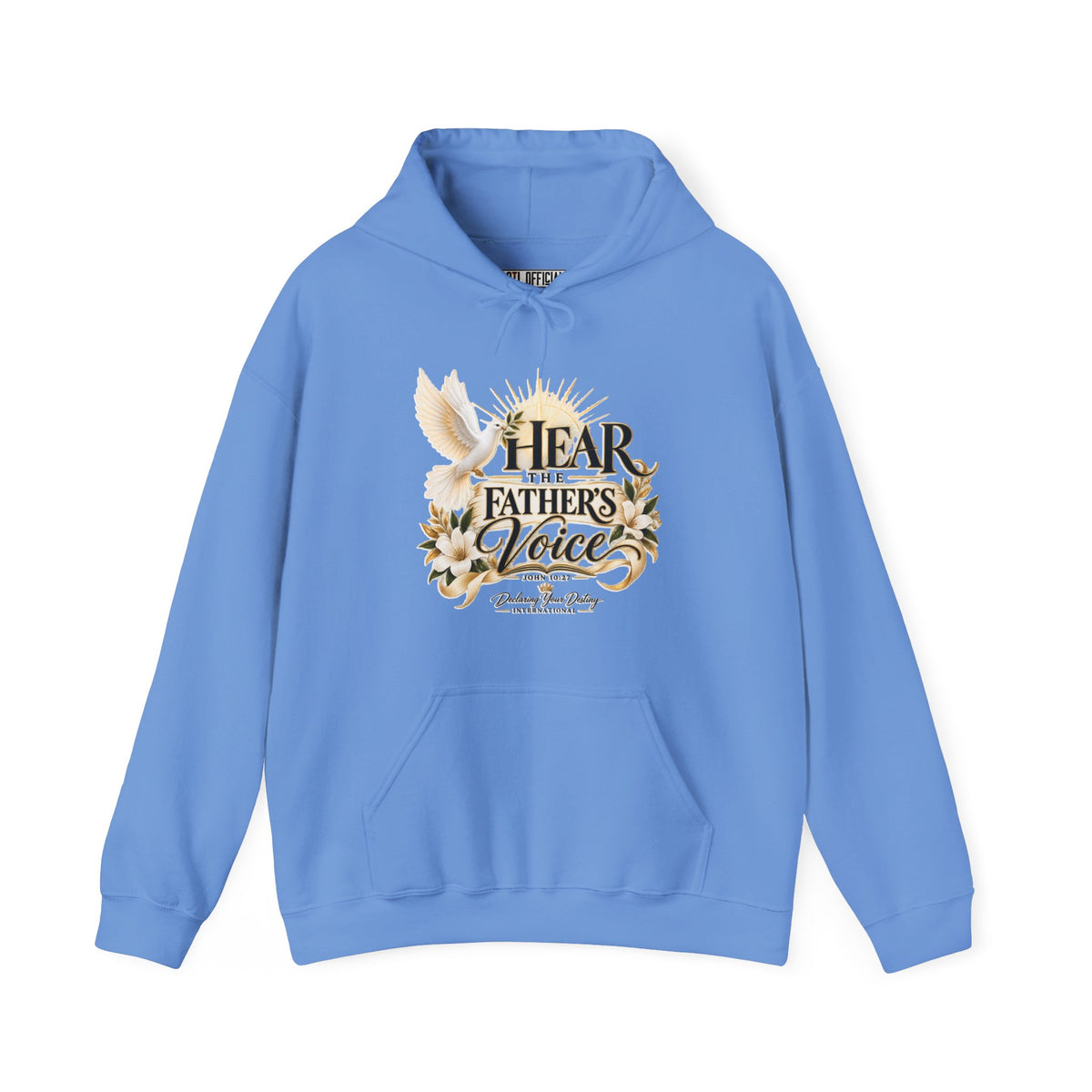 Hear the Father’s Voice Declaring Your Destiny Christian Hoodie