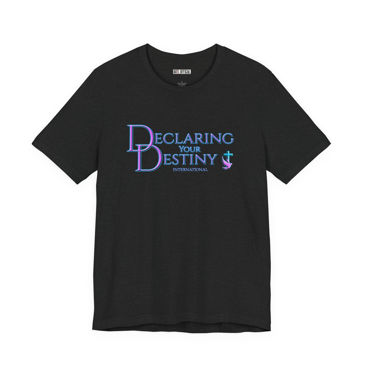 Declaring Your Destiny Lilac & Teal logo T-shirt