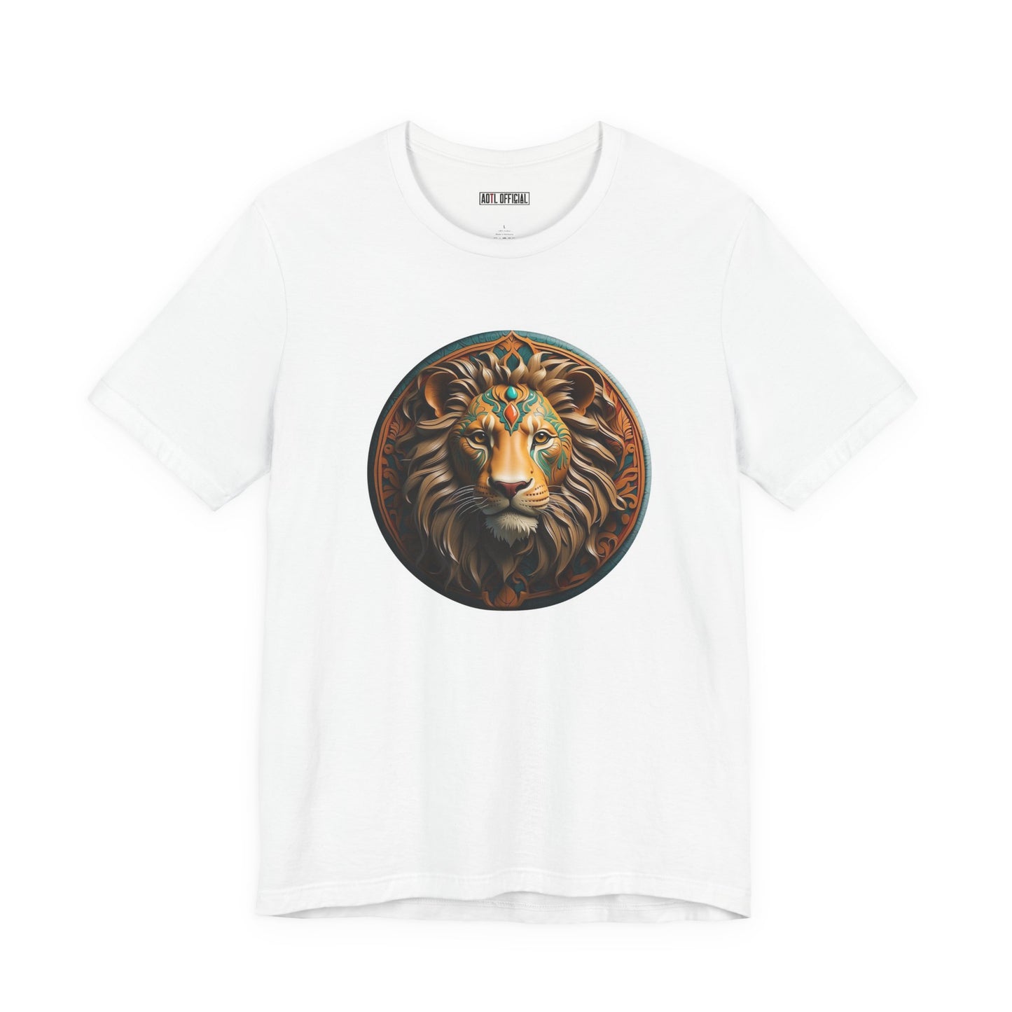 Majestic Redeemer  Lion of Judah Christian Unisex Short Sleeve Tee