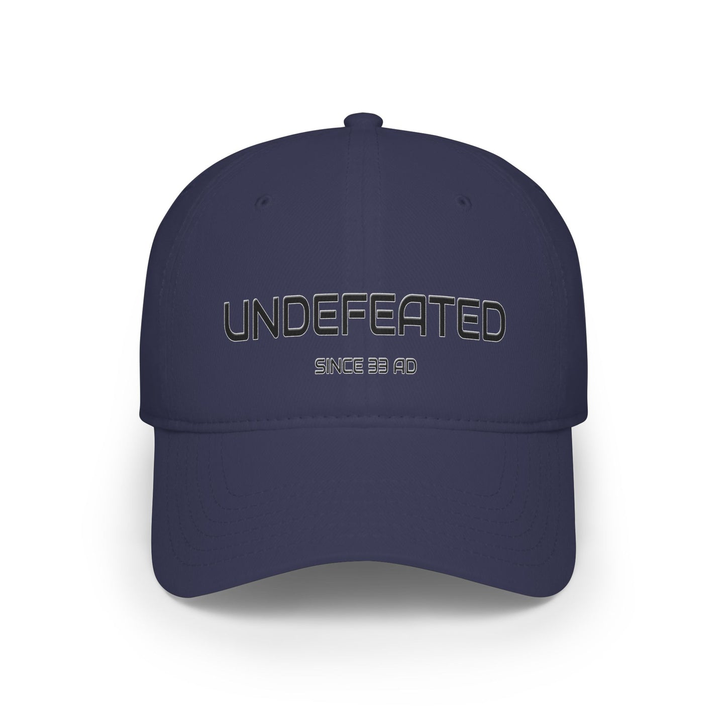 Undefeated Since 33 AD Christian Baseball Cap