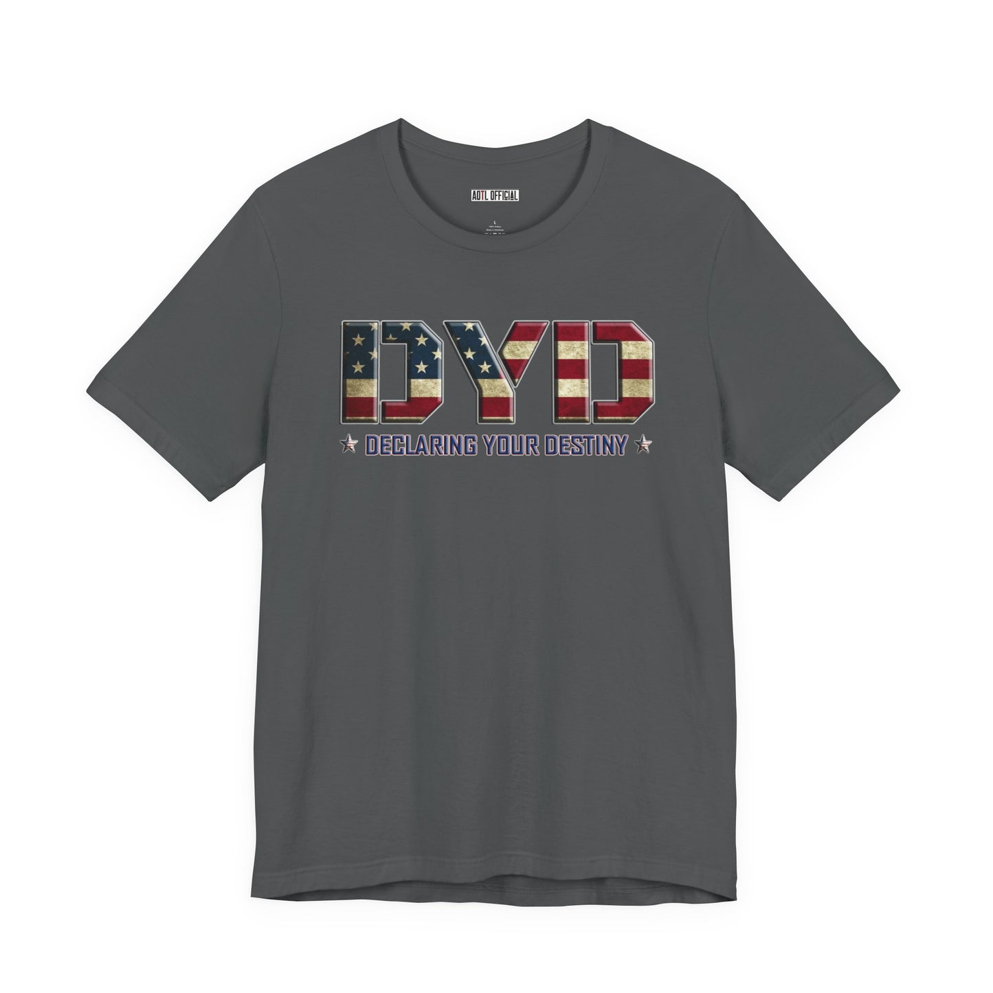Declaring Your Destiny USA logo/Alpha & Omega USA