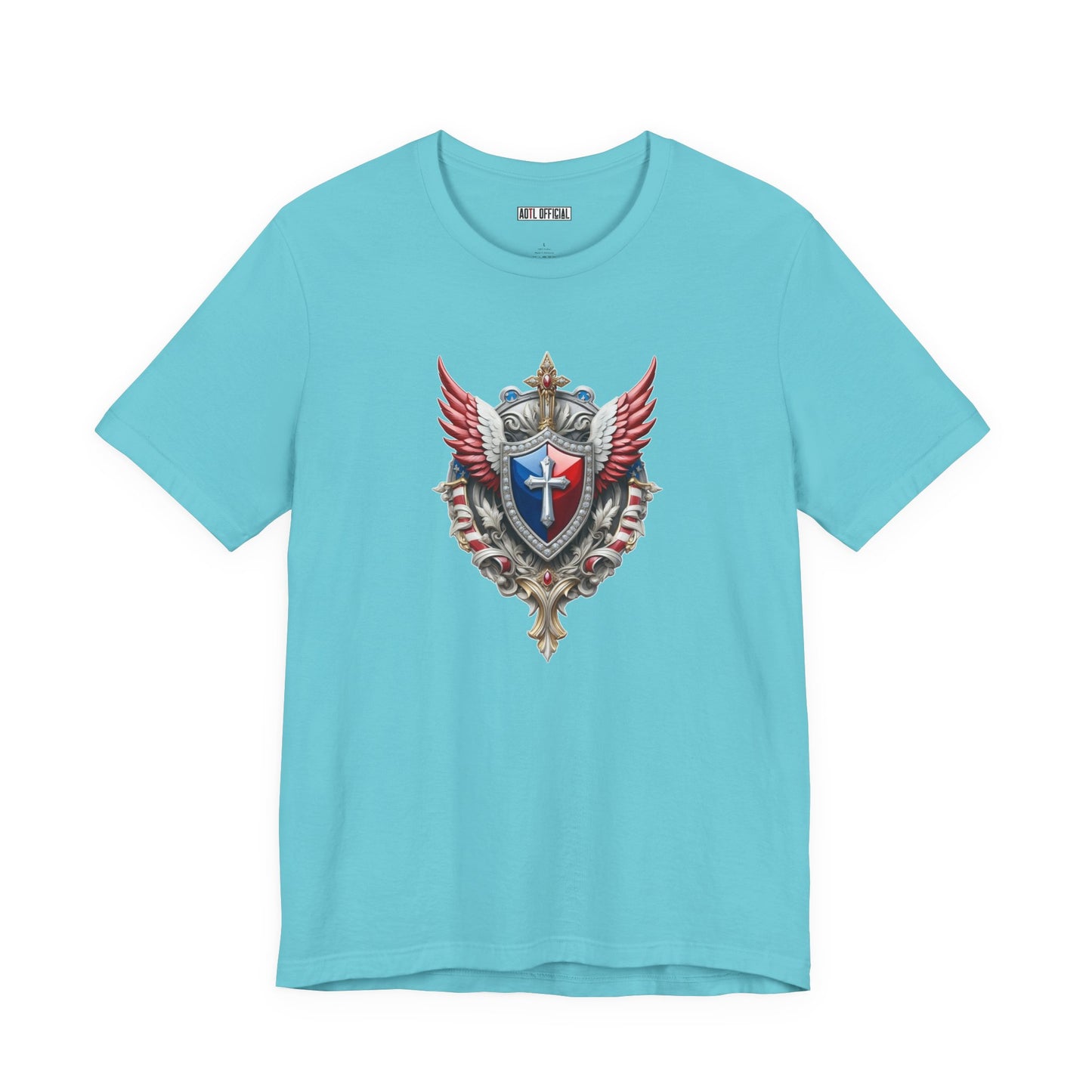 Celestial Heritage Christian Patriotic Unisex Short Sleeve Tee