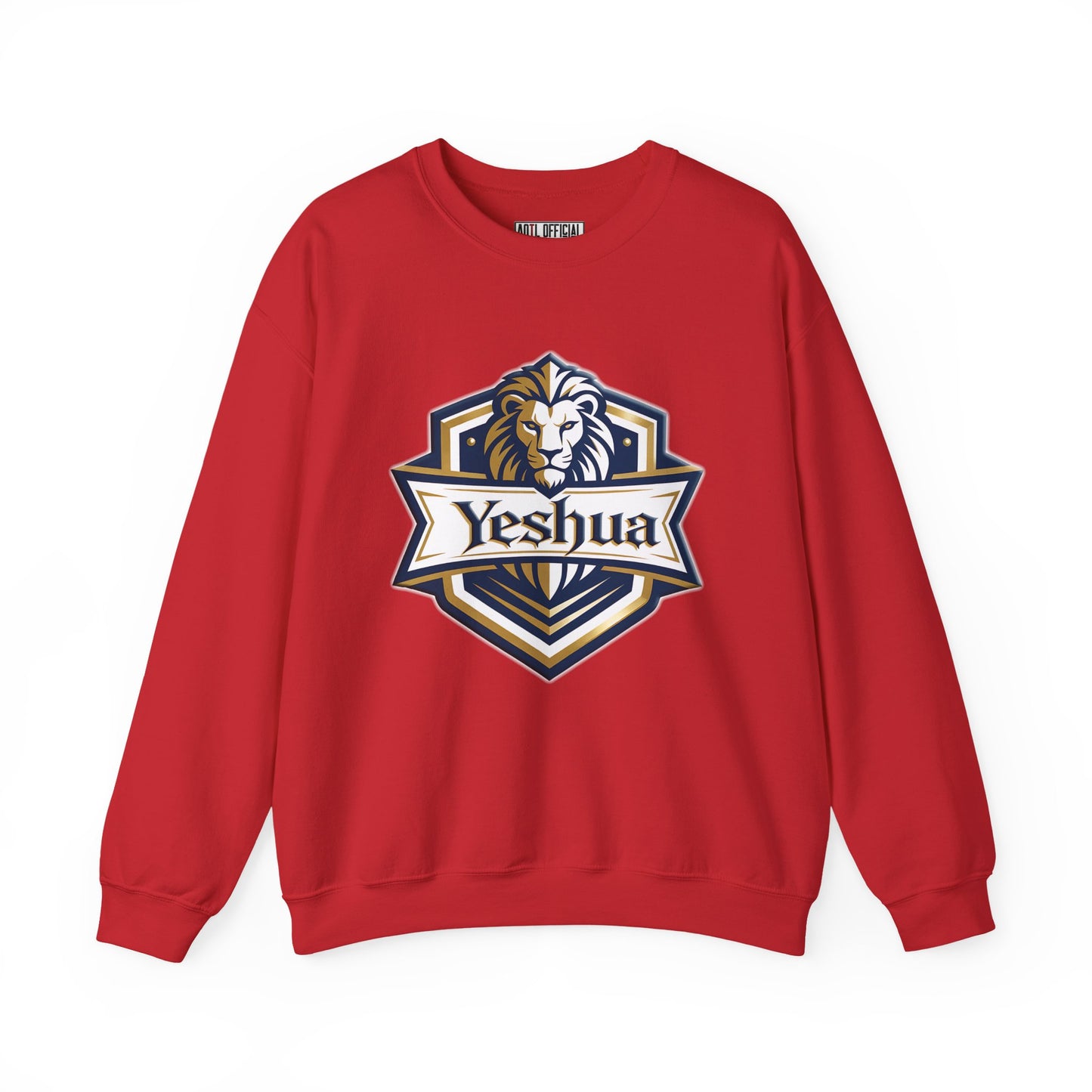Yeshua Strength Crest  Unisex Heavy Blend™ Crewneck Sweatshirt
