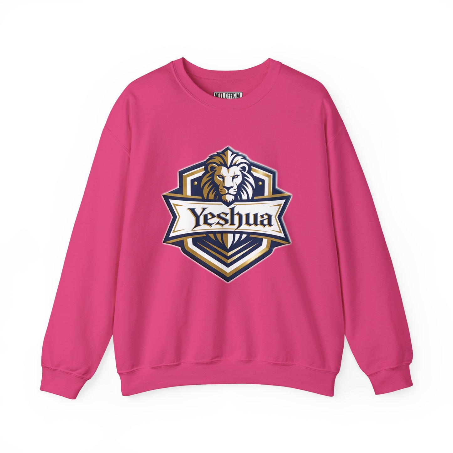 Yeshua Strength Crest  Unisex Heavy Blend™ Crewneck Sweatshirt