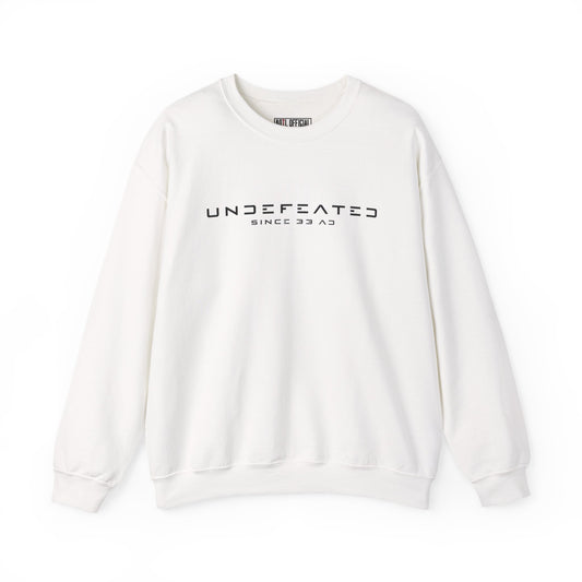 Undefeated Since 33 AD Modern Script Christian Sweatshirt
