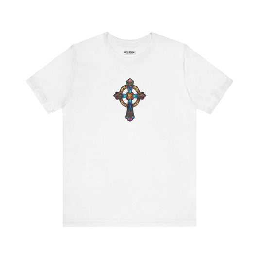 Radiant Cross  Christian Unisex Short Sleeve Tee