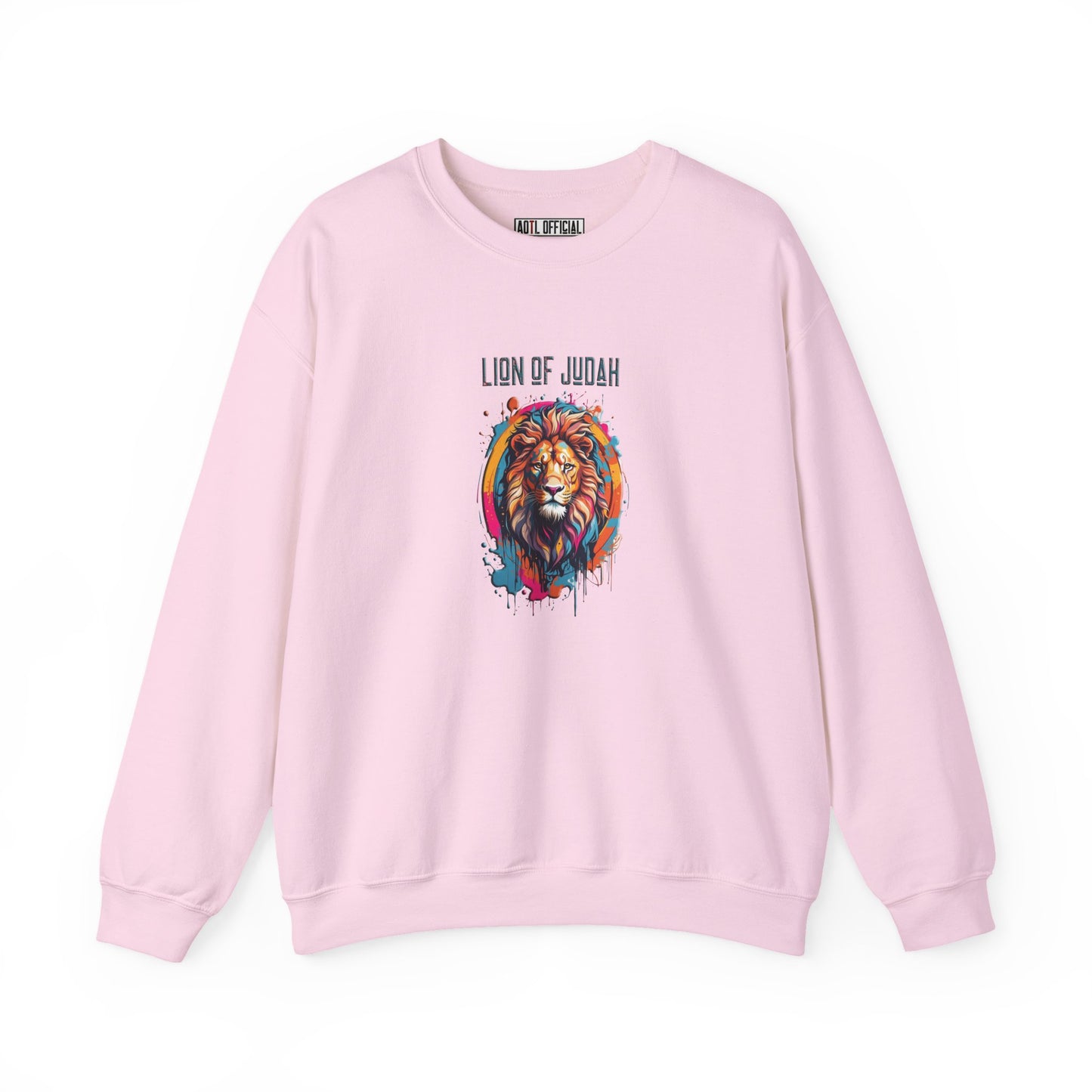 Graffiti Drip Lion of Judah  Unisex Heavy Blend™ Crewneck Sweatshirt