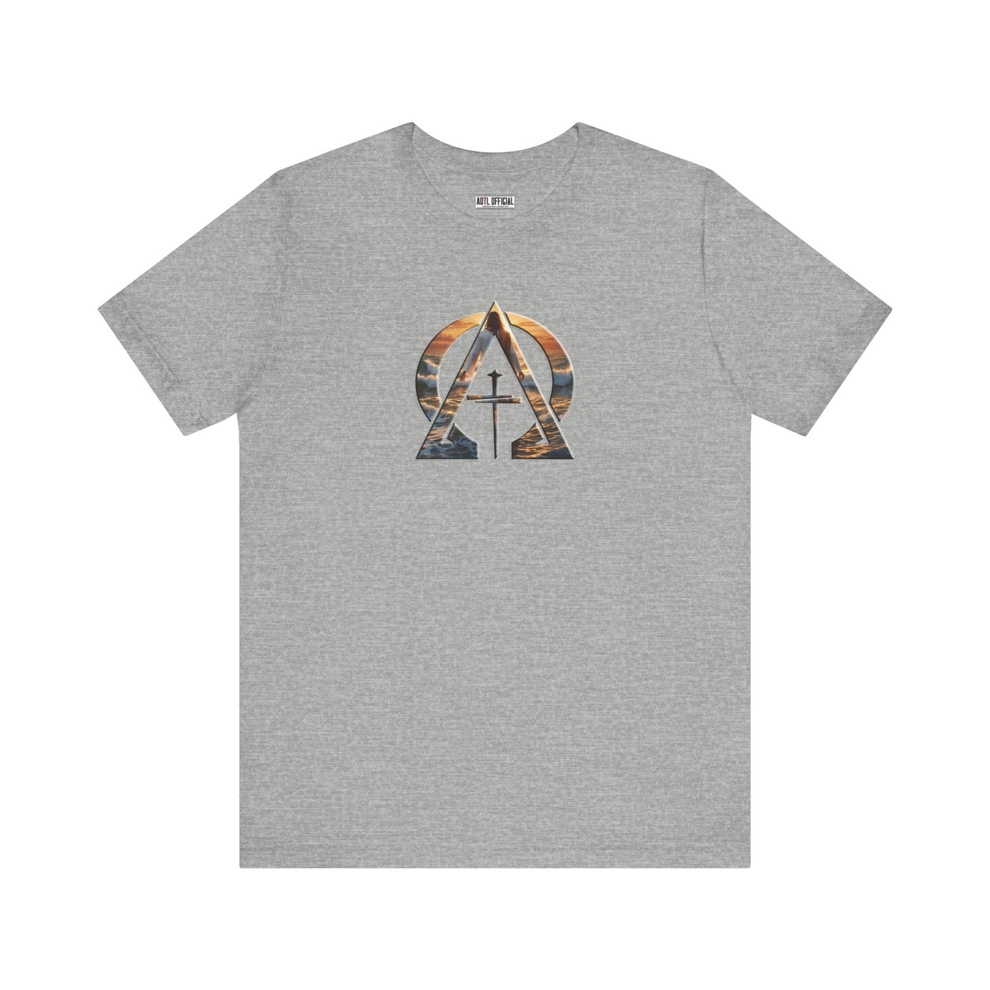 Devine Triad Alpha & Omega Jesus Walking On Water Unisex Short Sleeve Tee