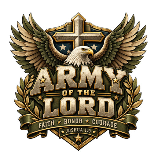 Army of the Lord — Faith, Honor & Courage Christian Sweatshirt