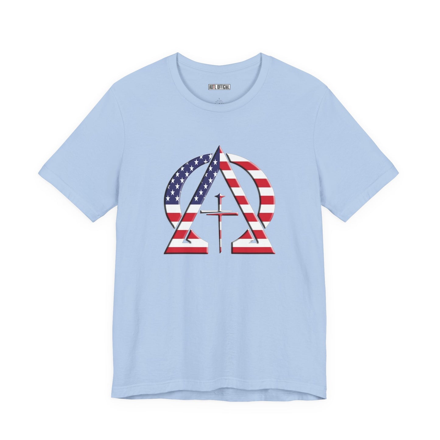Alpha & Omega United States Of America Unisex Short Sleeve Tee