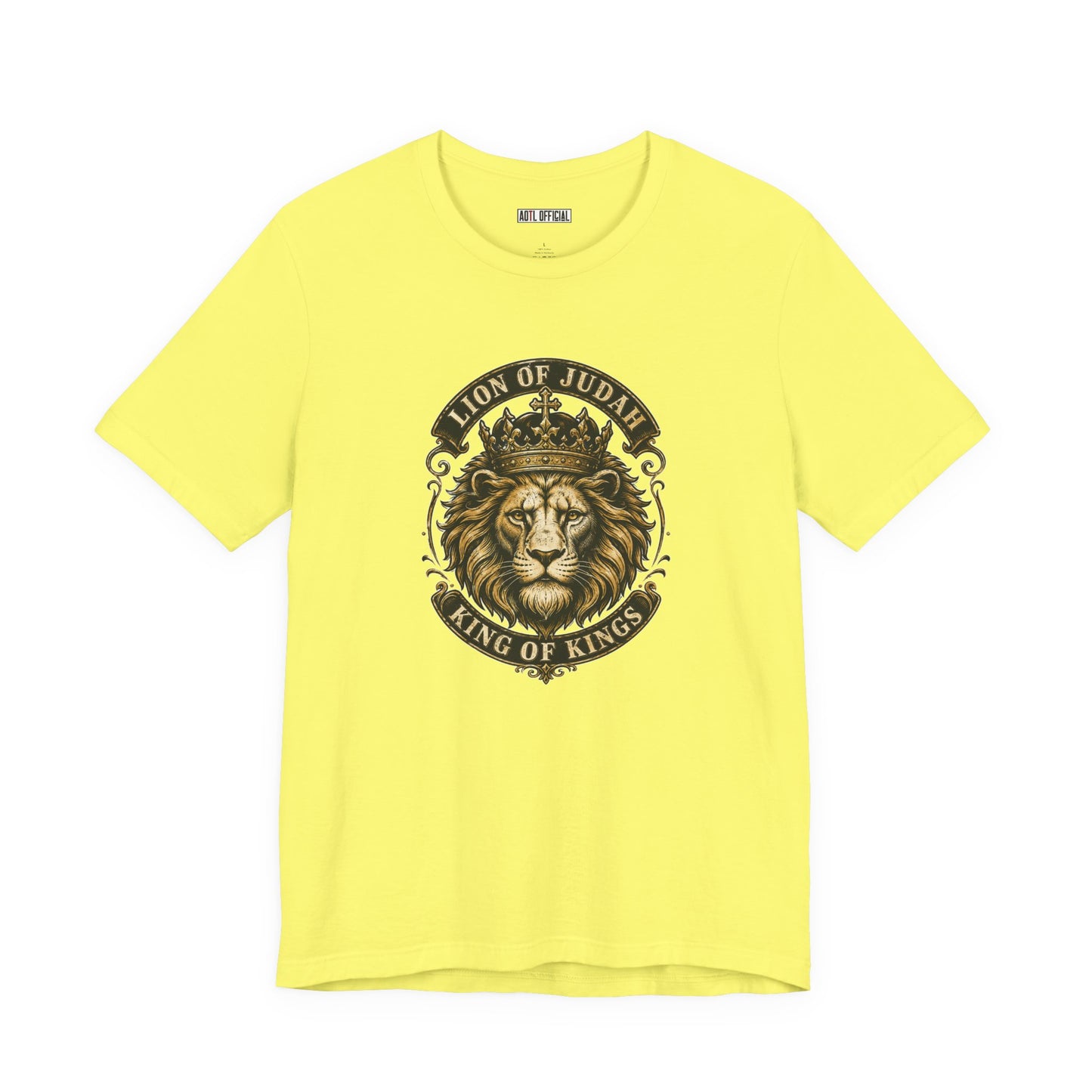 Lion of Judah – King of Kings Christian T-shirt