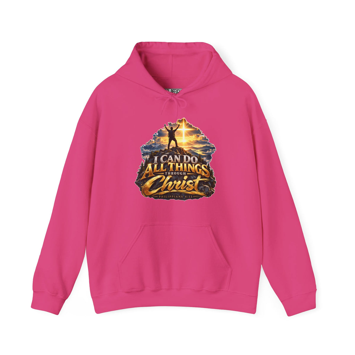 I Can Do All Things Through Christ – Philippians 4:13 Victory Design Christian Hoodie