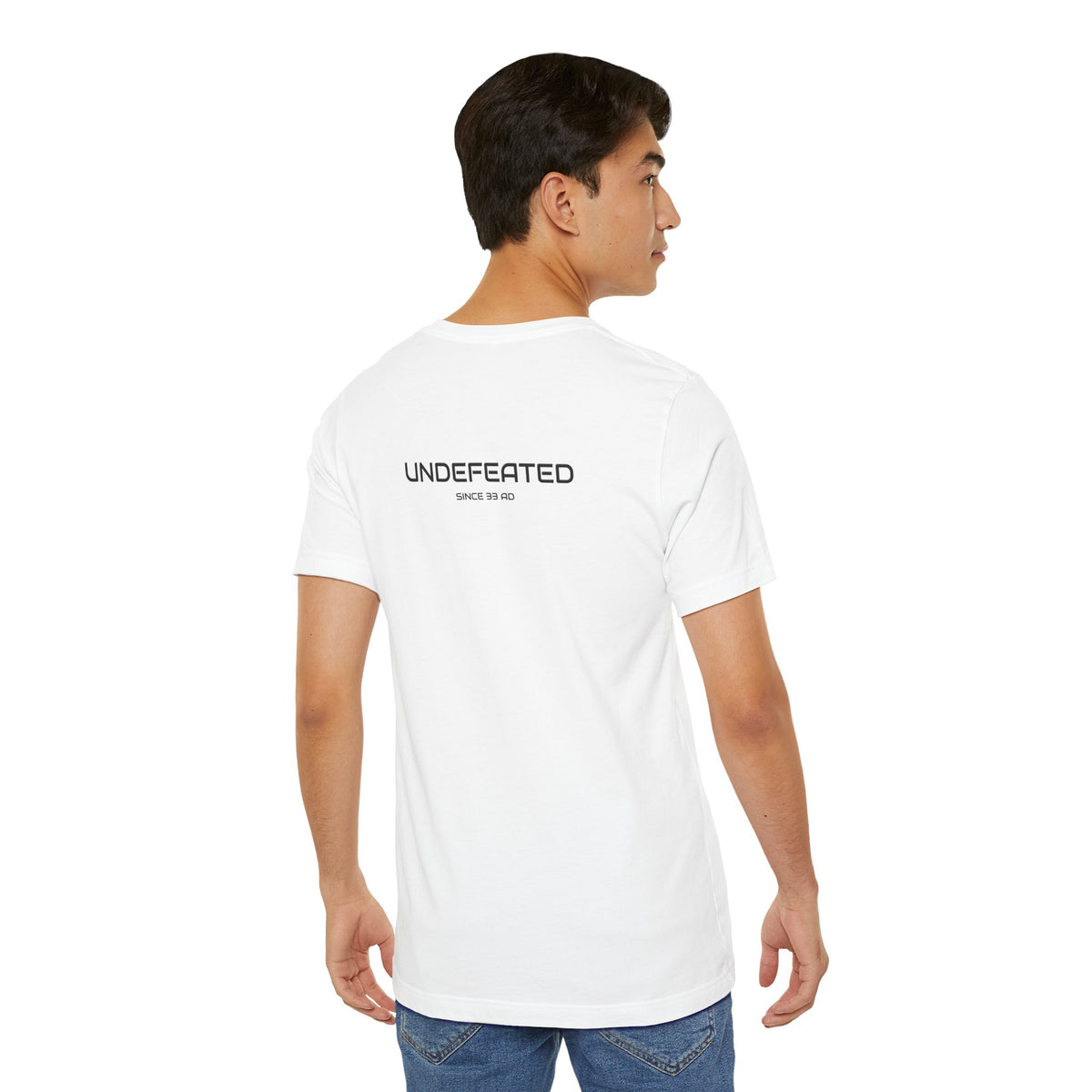 Team Jesus Version 2, Undefeated Since 33 AD Unisex Short Sleeve Tee