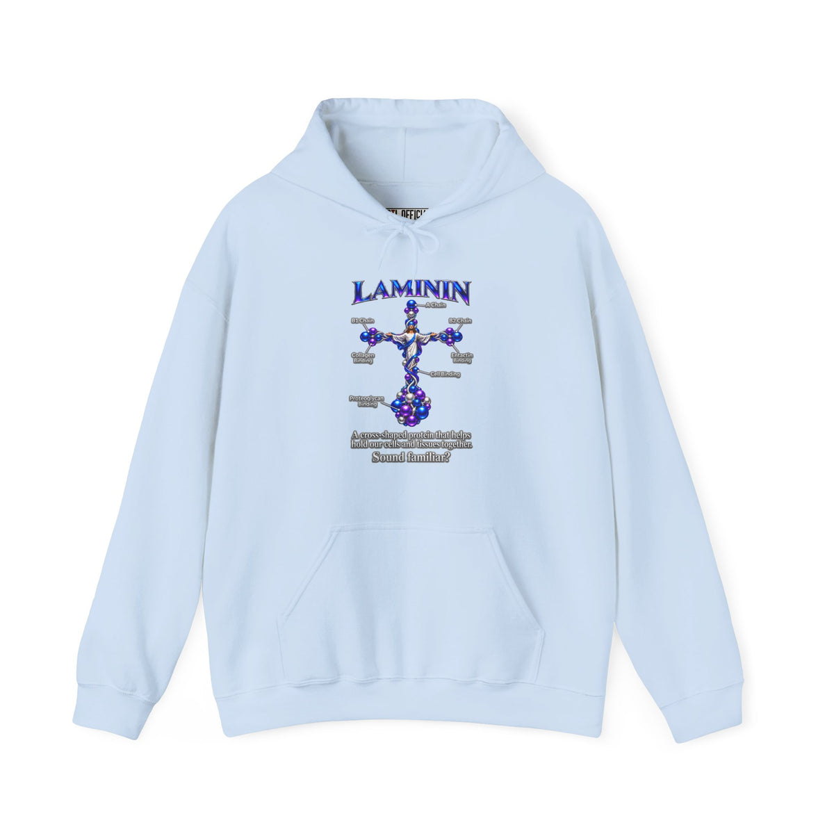 LAMININ Cross Design – Christian Hoodie