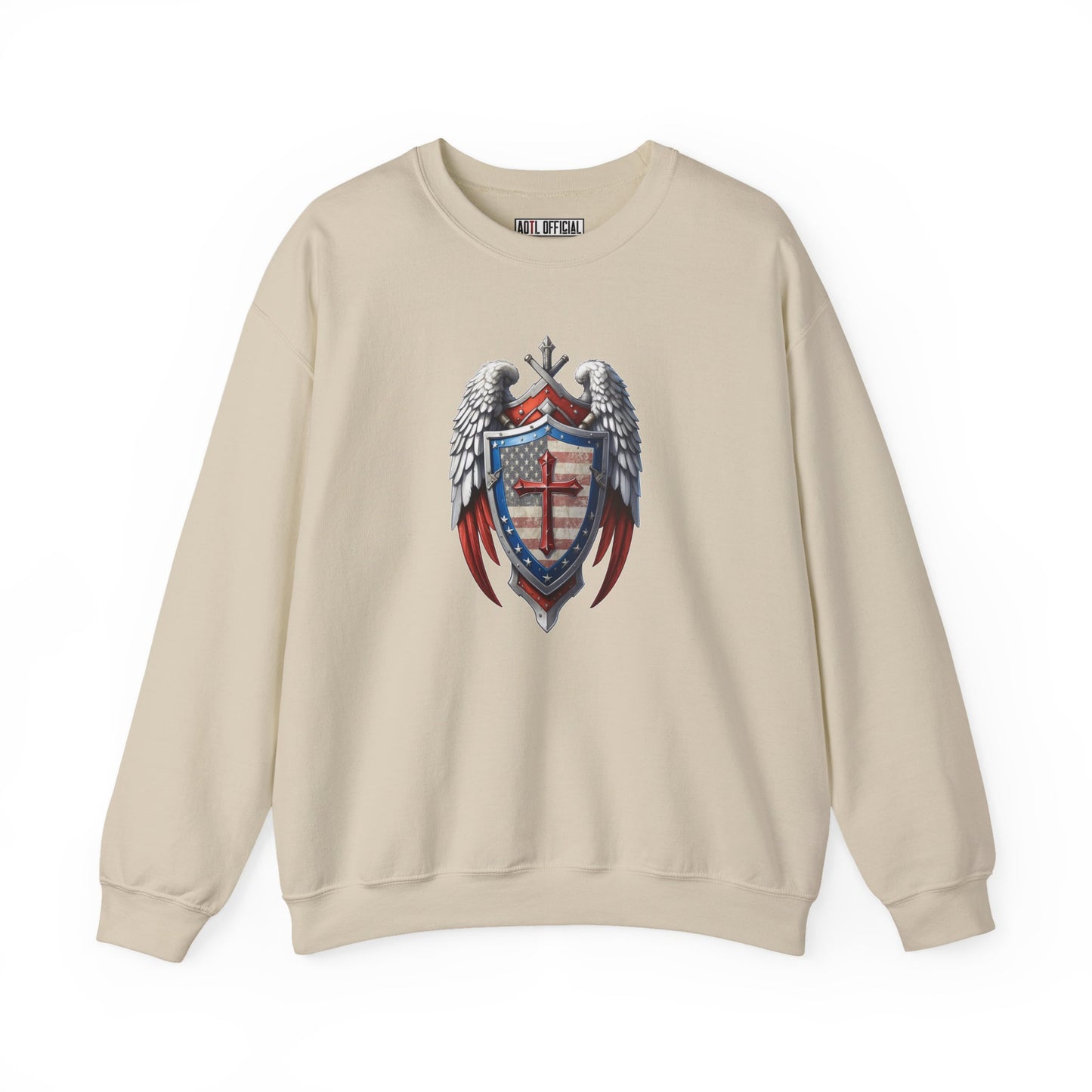 Winged Guardian Unisex Heavy Blend™ Crewneck Sweatshirt