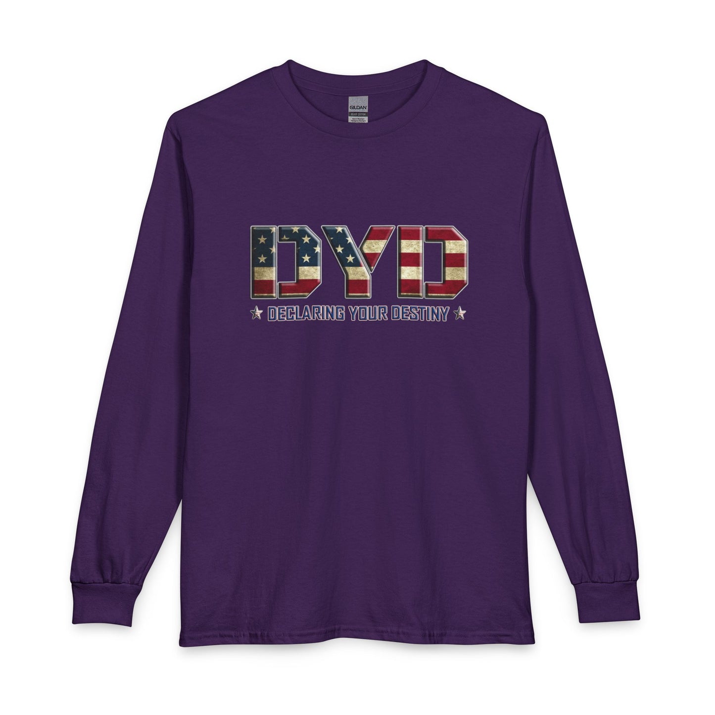 Declaring Your Destiny USA logo Christian Long Sleeve Shirt