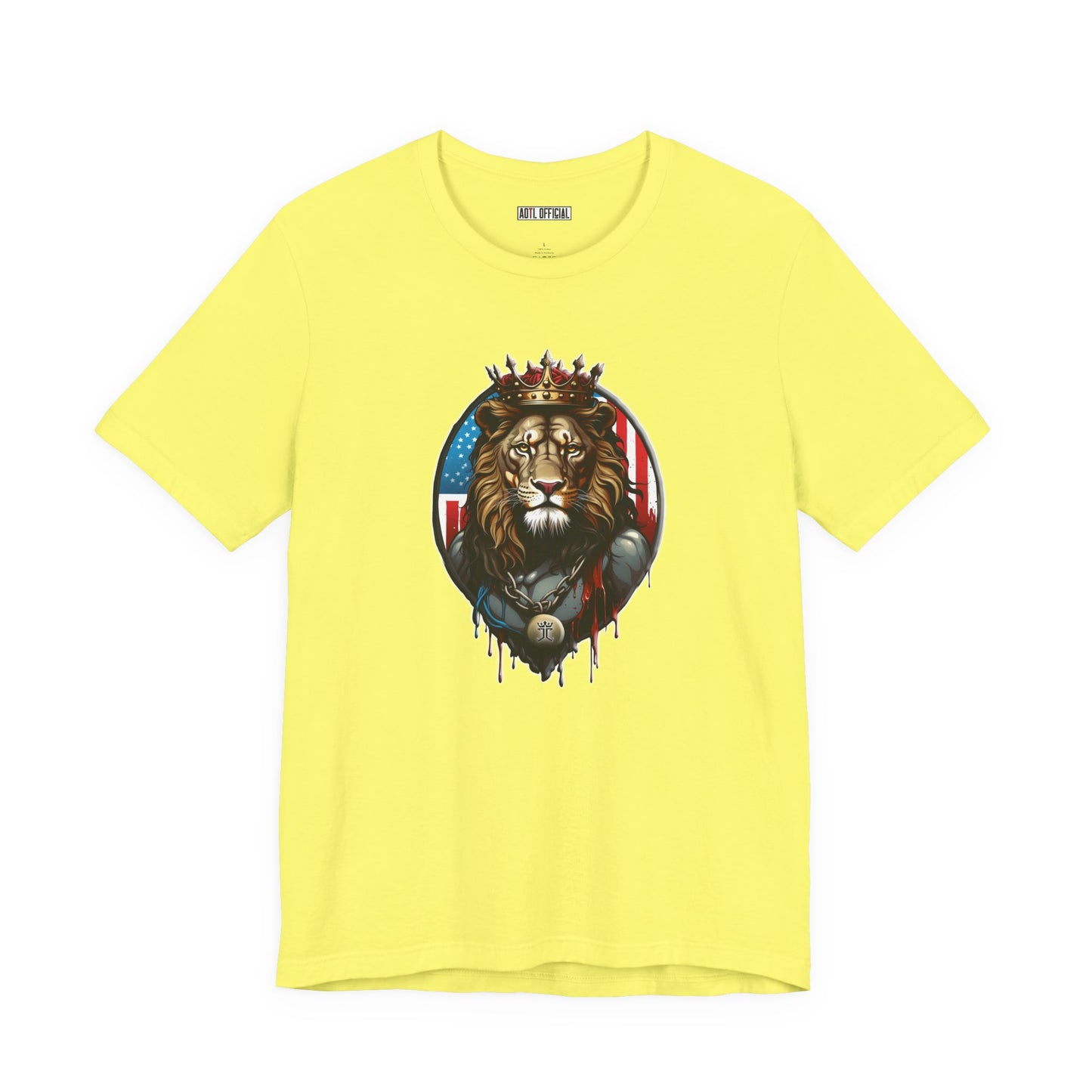 Royal Majesty: Lion of Judah Crowned  Unisex Short Sleeve Tee