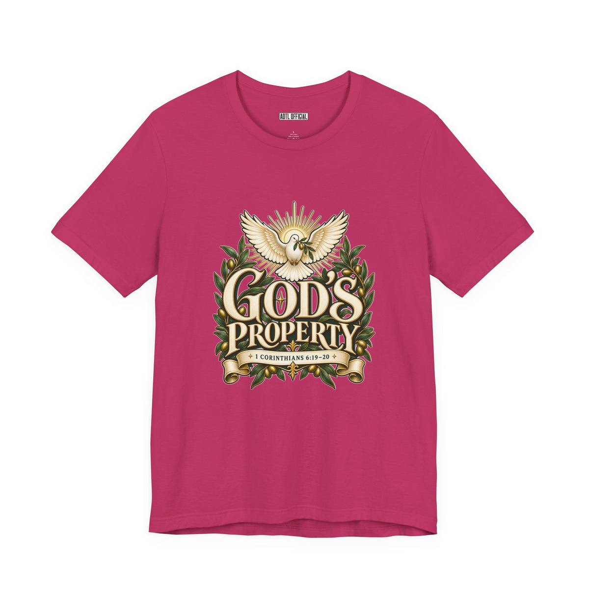 God’s Property — Bought with a Price  Christian T-shirt