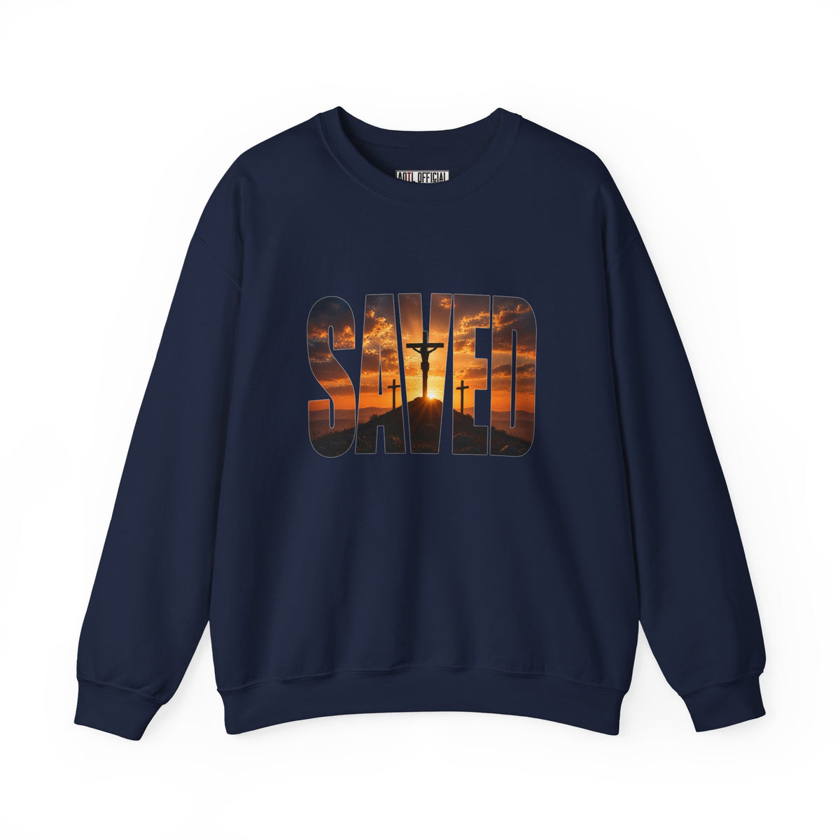 Saved — By the Cross Christian  Sweatshirt