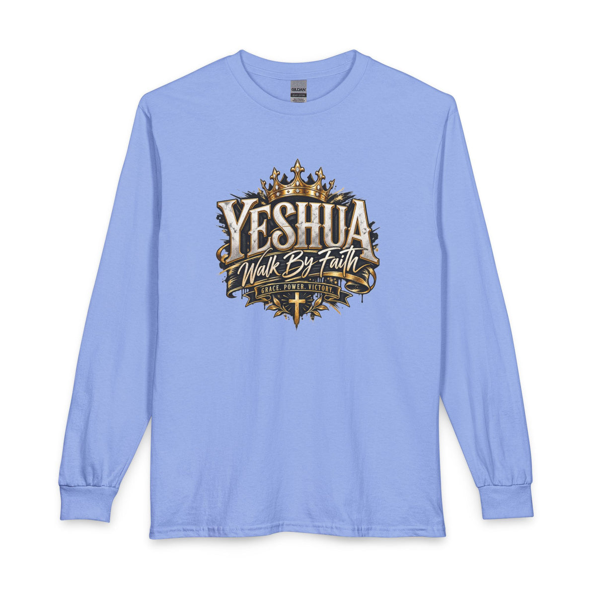 Yeshua – Walk By Faith Christian Long Sleeve Shirt