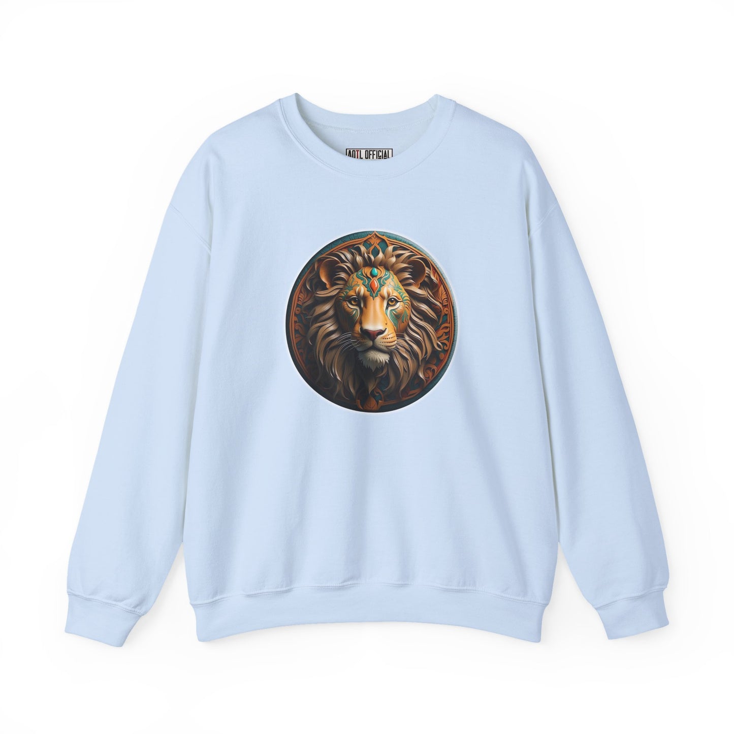 Majestic Redeemer Lion of Judah  Unisex Heavy Blend™ Crewneck Sweatshirt