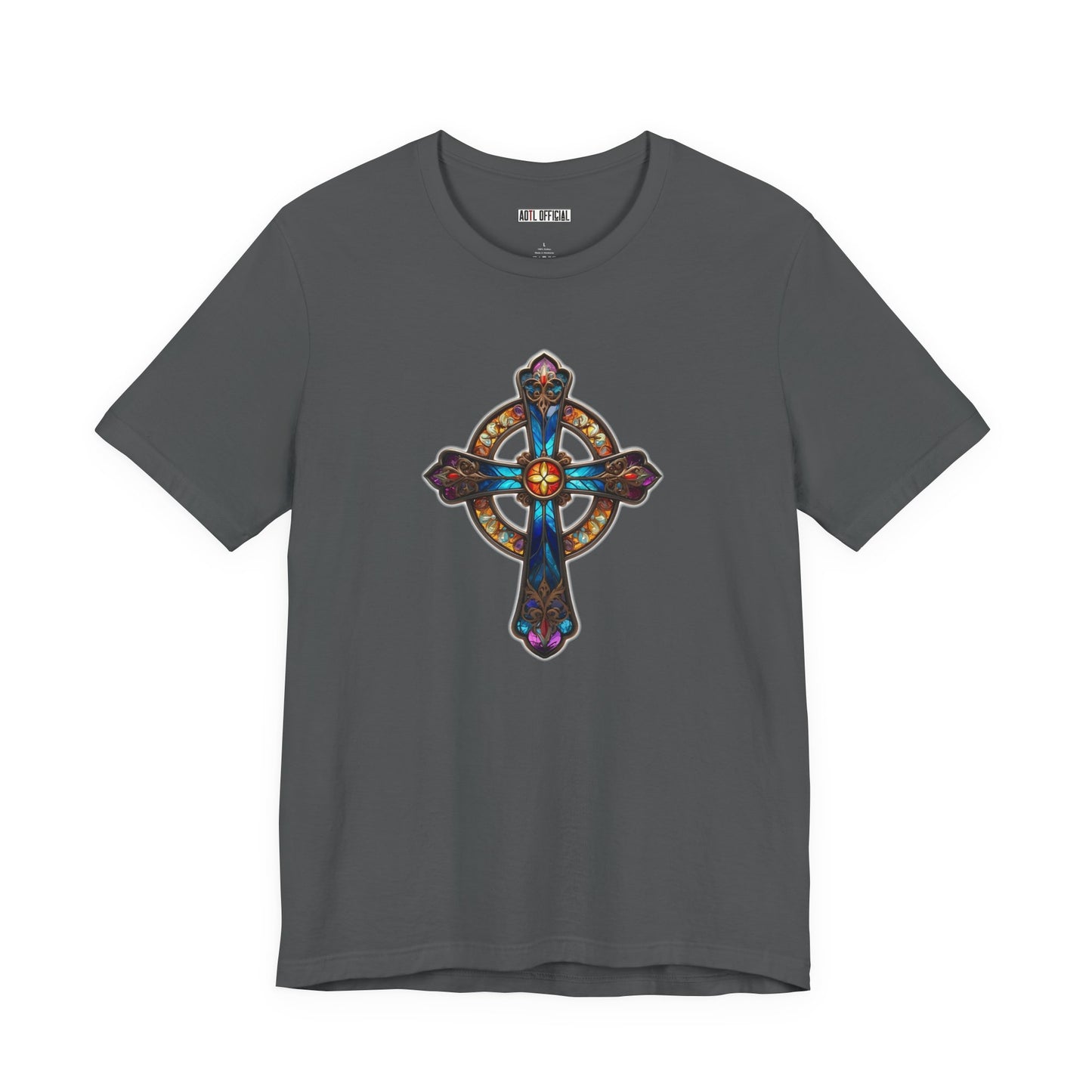 Radiant Cross  Christian Unisex Short Sleeve Tee