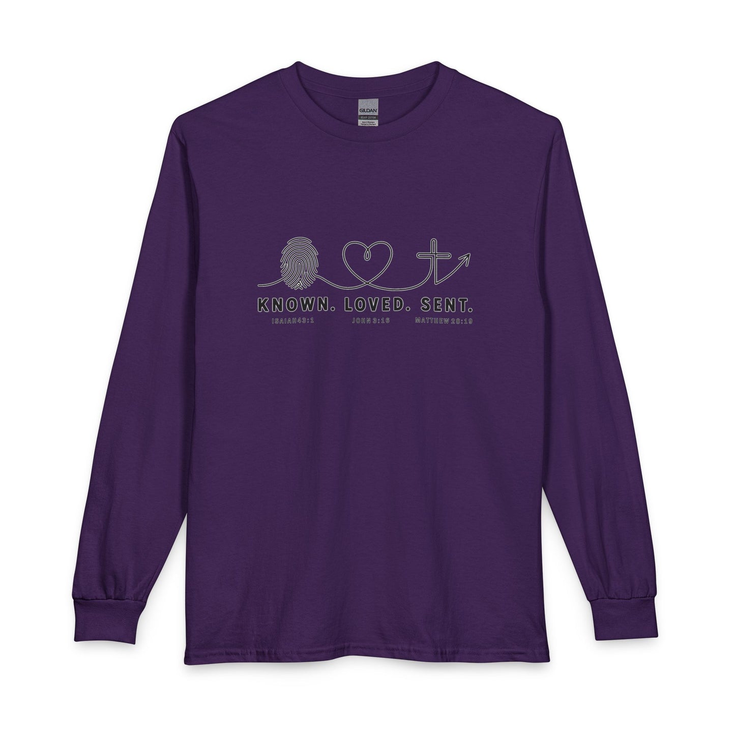 Known. Loved. Sent. Christian Long Sleeve Shirt