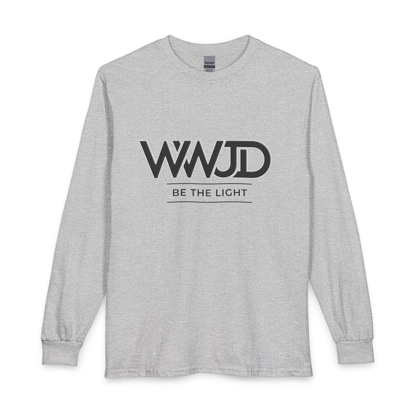 WWJD Faith Reminder Christian Long Sleeve Shirt