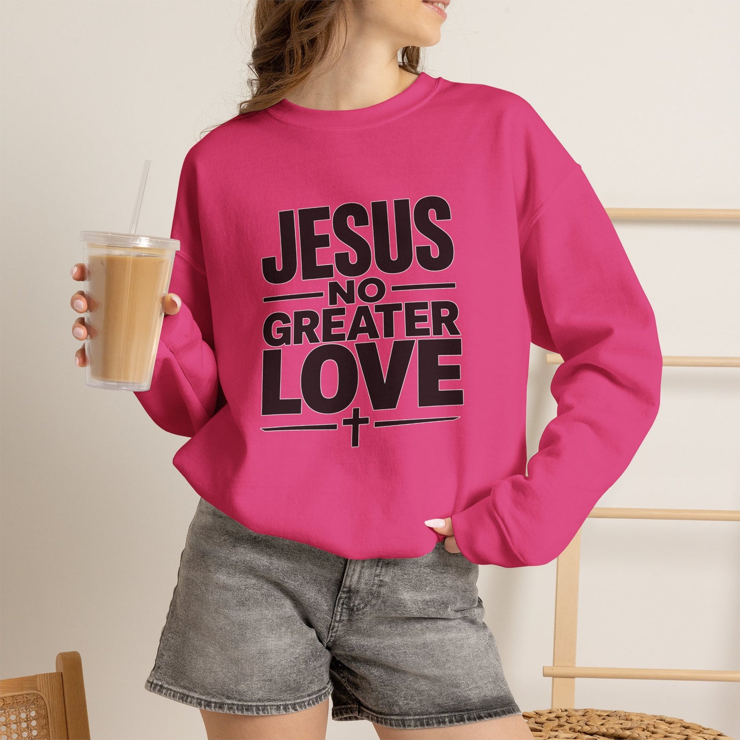 No Greater Love Christian Sweatshirt