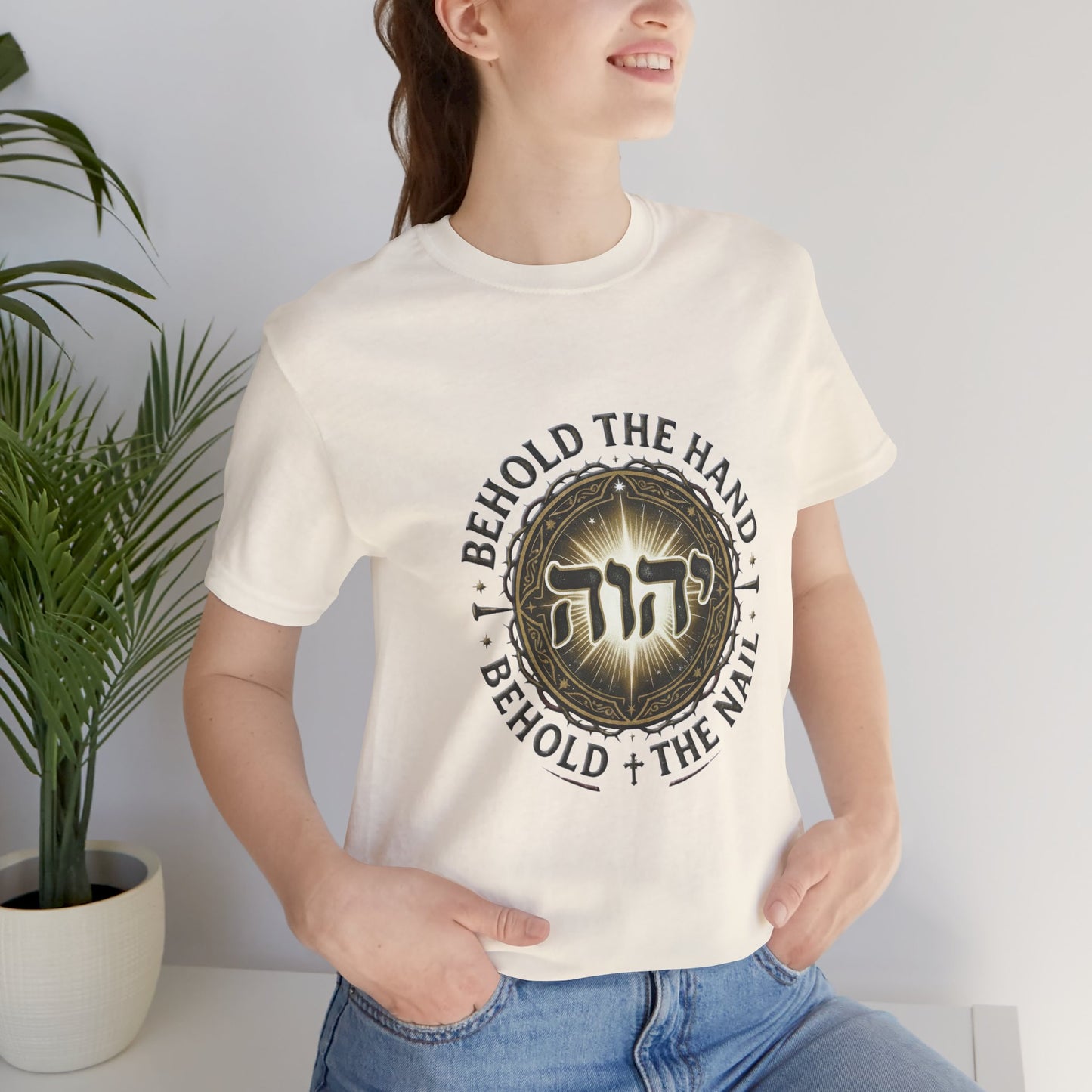 Behold The Hand, Behold The Nail Classic Unisex Short Sleeve Tee