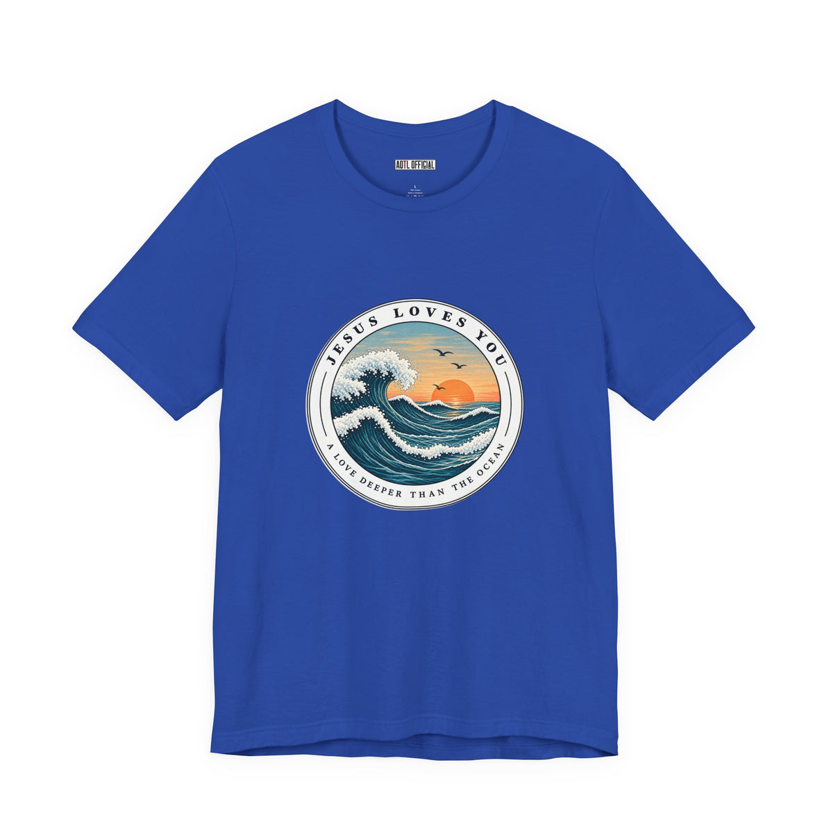 Jesus Loves You — A Love Deeper Than the Ocean Christian T-shirt