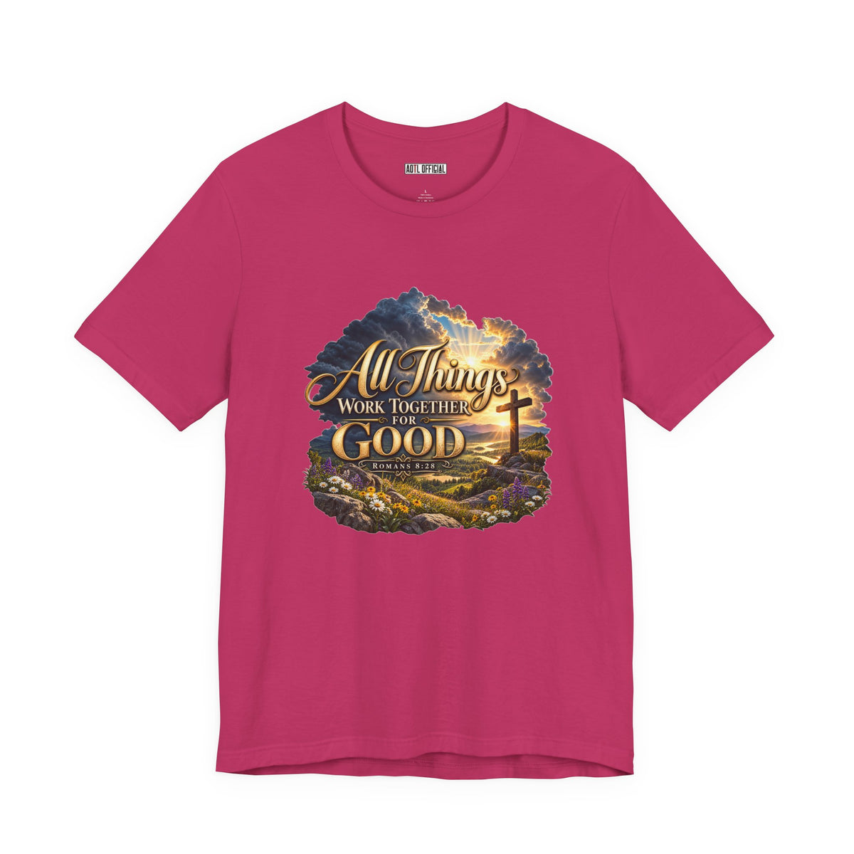 All Things Work Together for Good – Romans 8:28 Christian T-shirt
