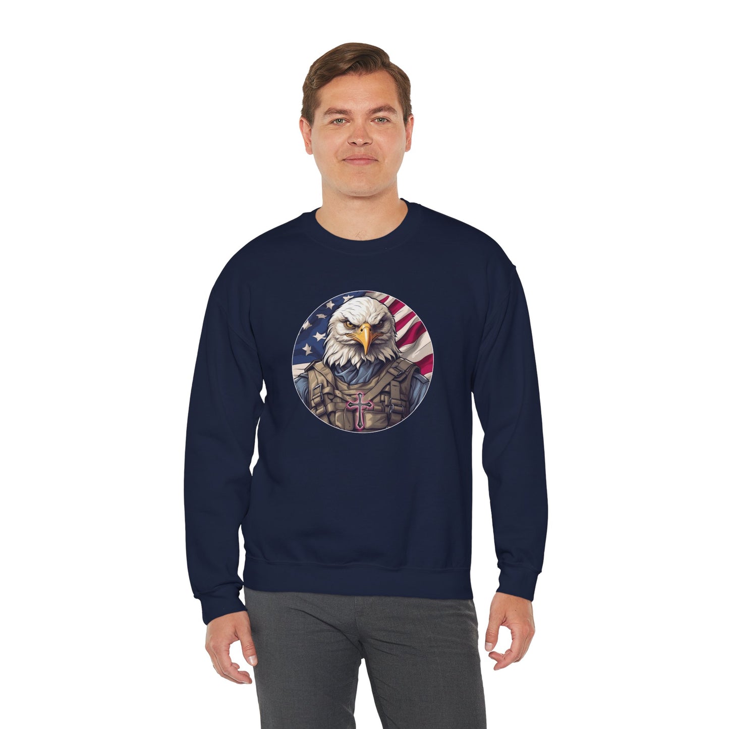 Wings of Valor Unisex Heavy Blend™ Crewneck Sweatshirt