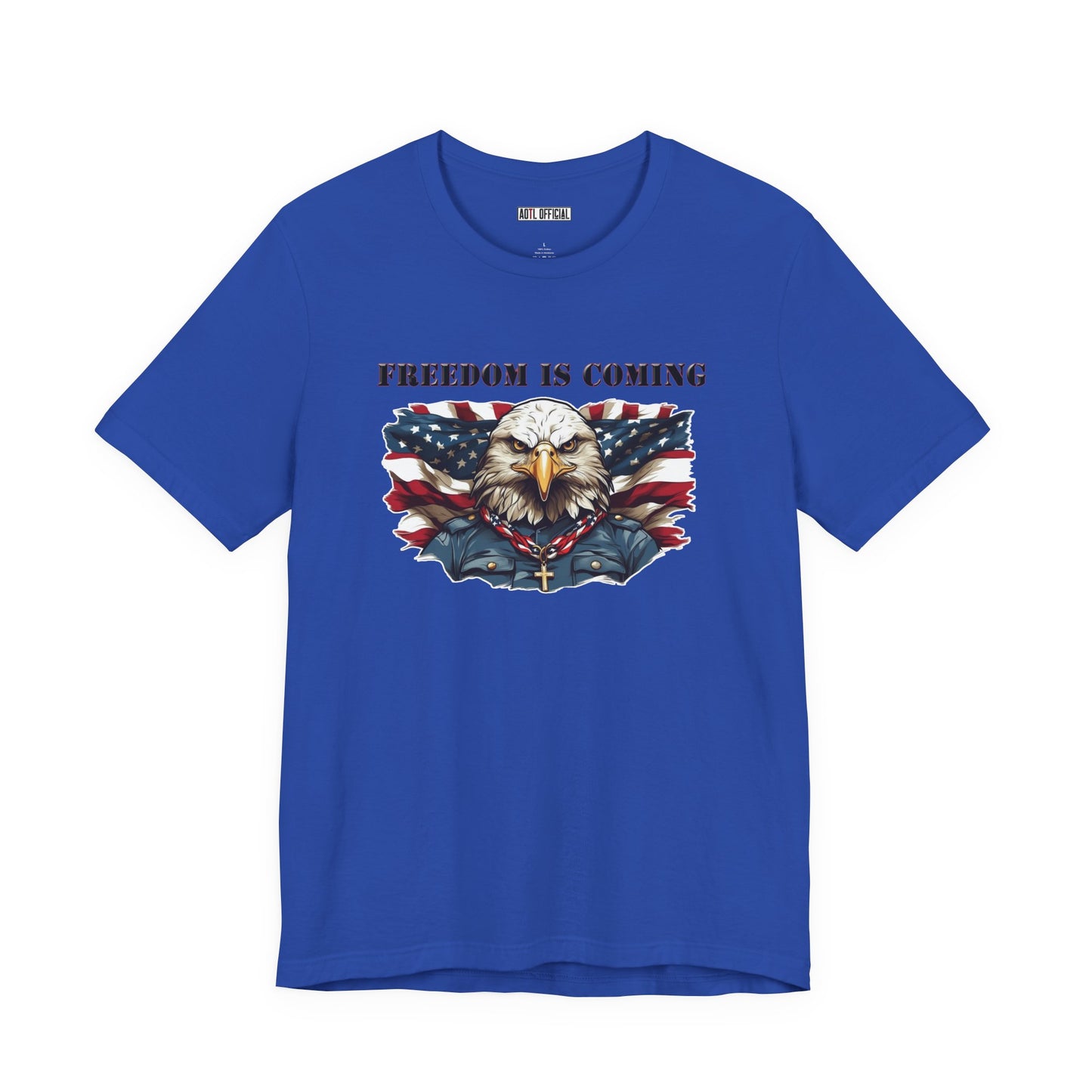 Freedom Is Coming Christian Patriotic Design