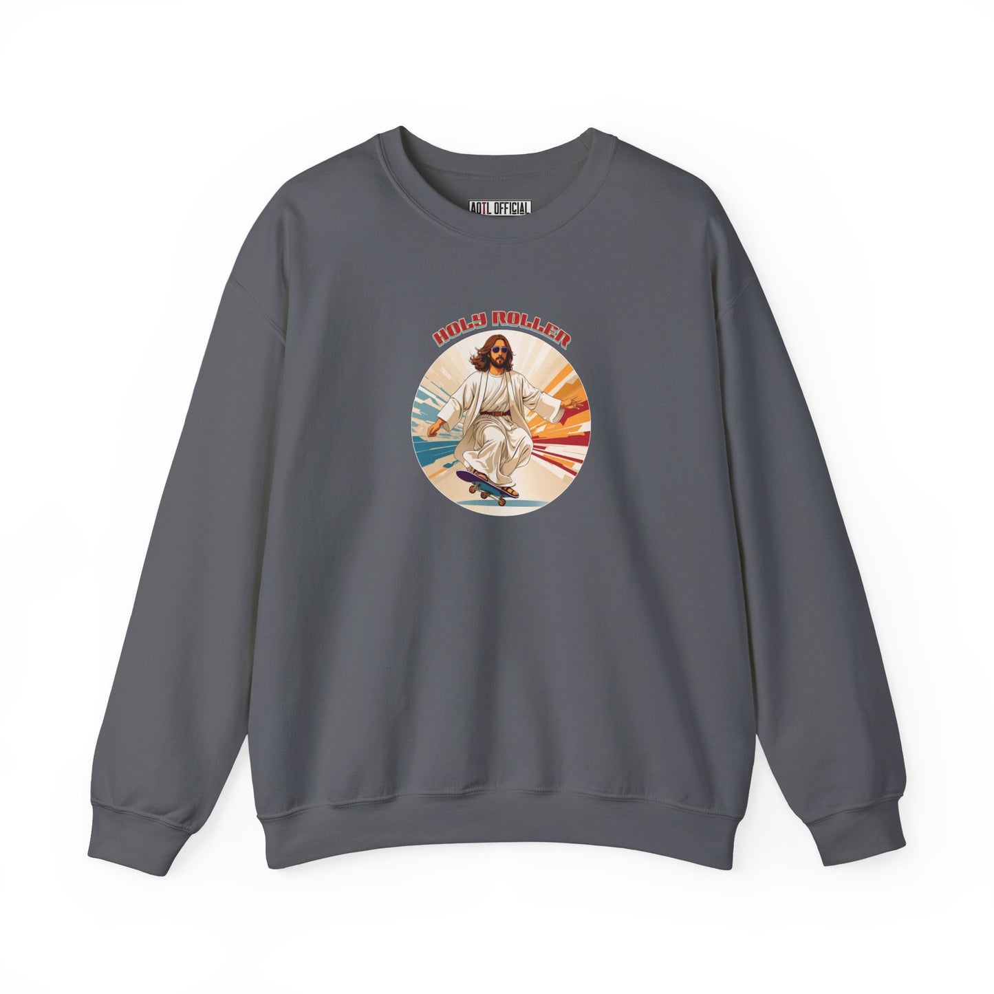Holy Roller Jesus Unisex Heavy Blend™ Crewneck Sweatshirt